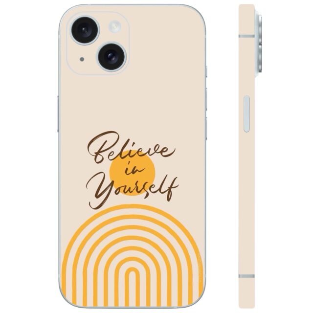 Believe in yourself mobile skin