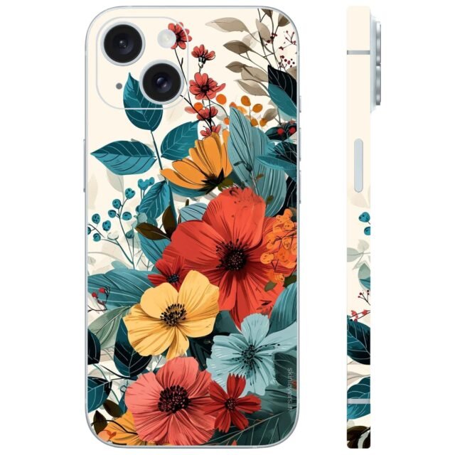 Floral Palette mobile skin