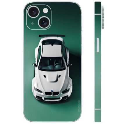 White BMW Car Mobile Skin