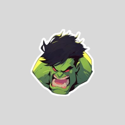 furious hulk sticker