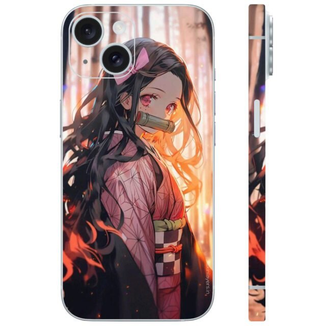 Nezuko Demon Slayer Mobile Skin Wraps