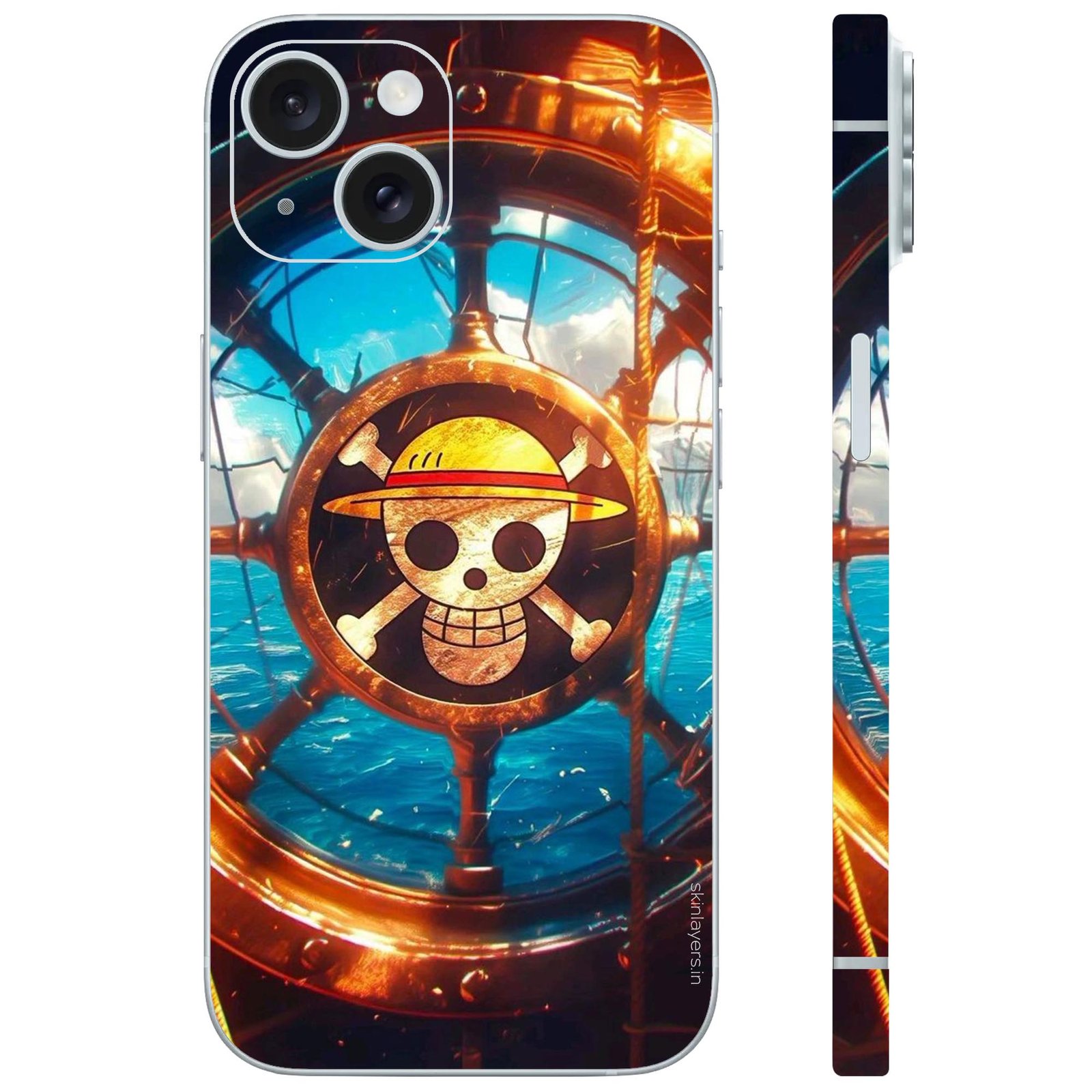 One Piece Ship Flag Mobile Skin Wraps