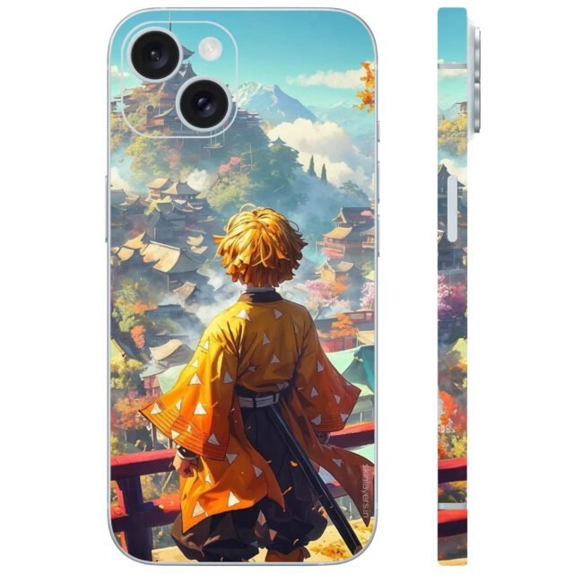 Zenitsu Demon Slayers Mobile Skin Wraps